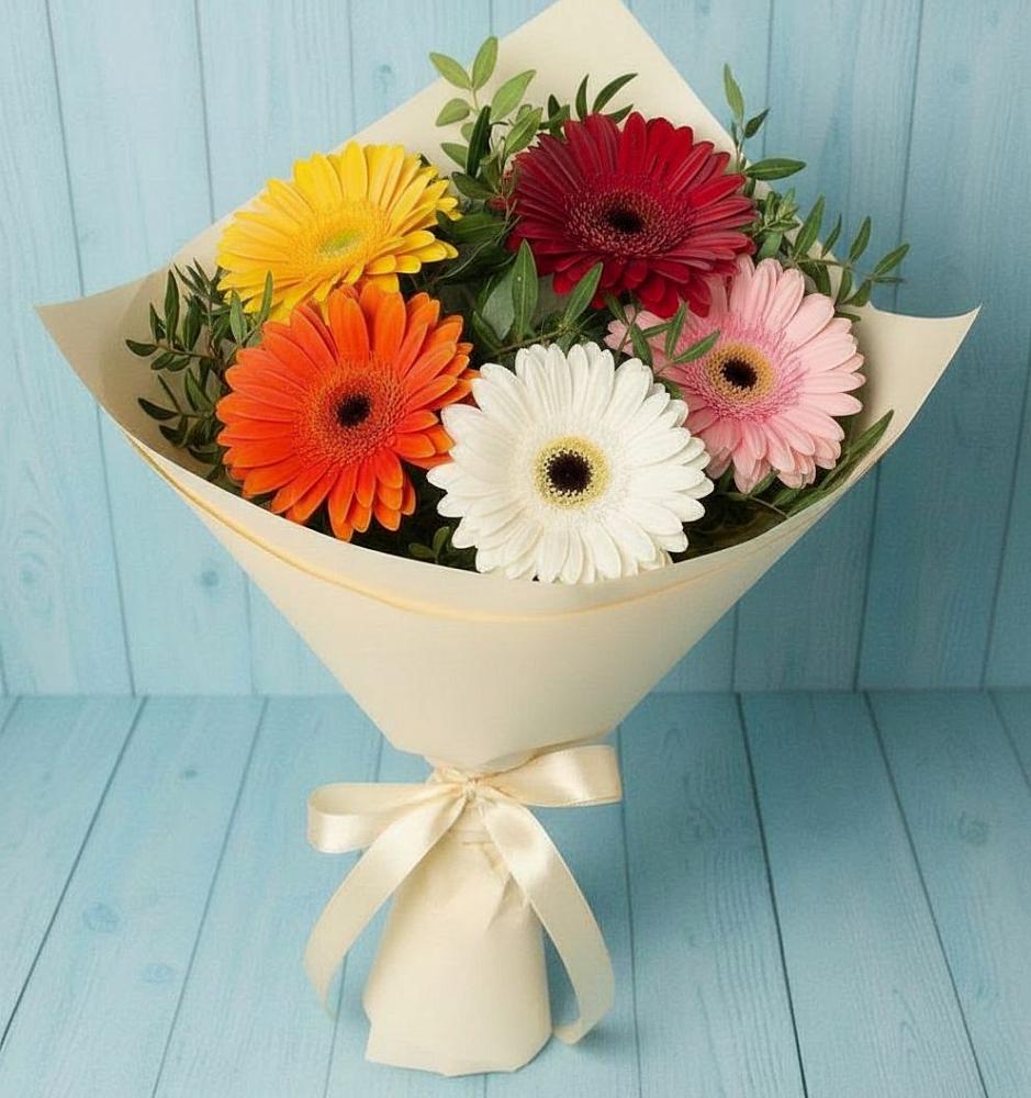 Букет цветов из: Герберы в Богородское