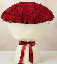 Букет 101 Красная роза Милано в Богородское