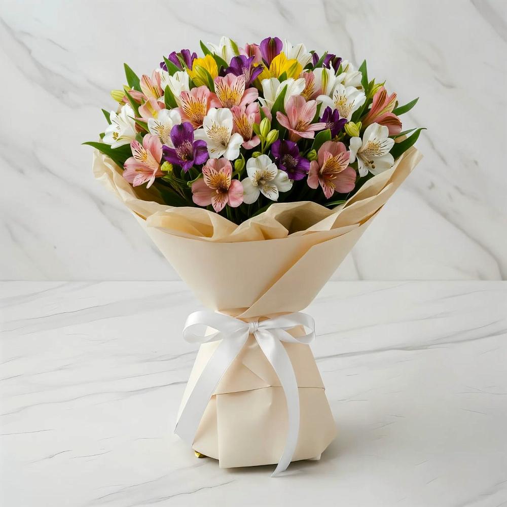 Букет цветов из: Альстромерии в Богородское