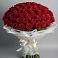 Букет 101 Красная роза Блэк Мэджик в Богородское