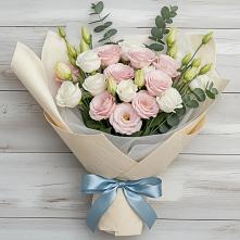 Букет цветов из:  Лизиантусы в Богородское