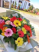 Букет цветов из:  Герберы #REPLACE_PRED# Богородское