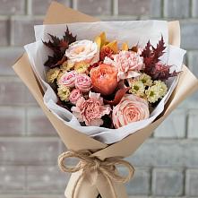Букет цветов из:  Гвоздики, Хризантемы и Розы в Богородское