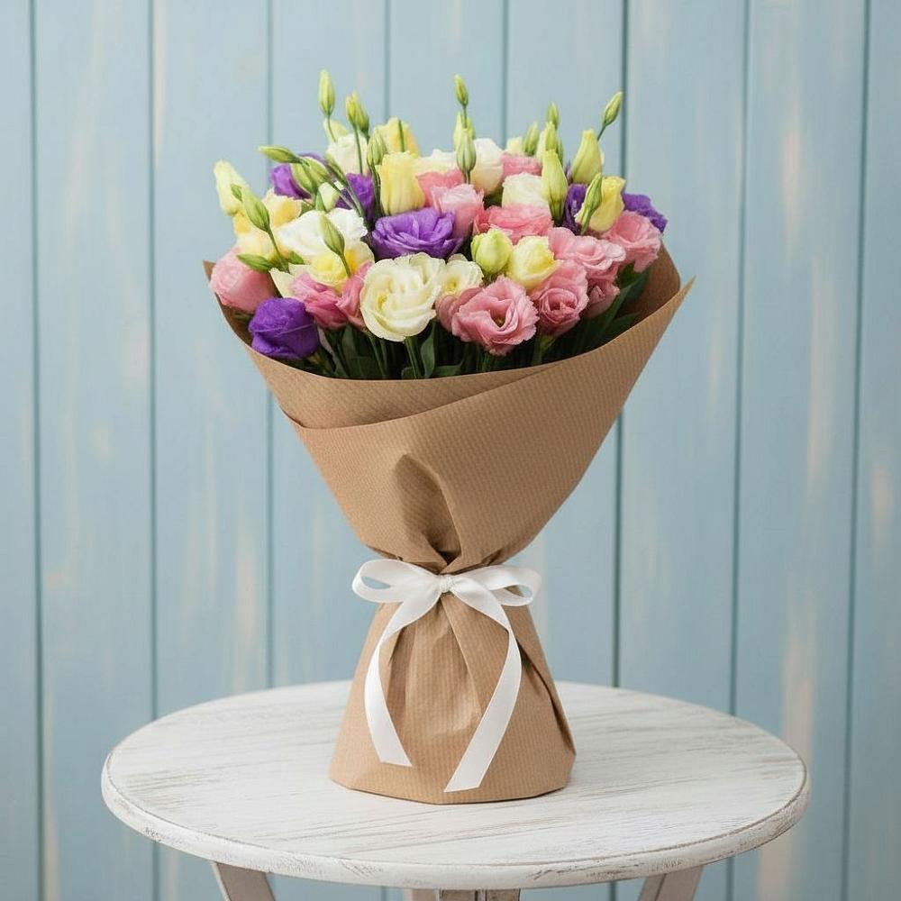 Букет цветов из: Лизиантусы в Богородское