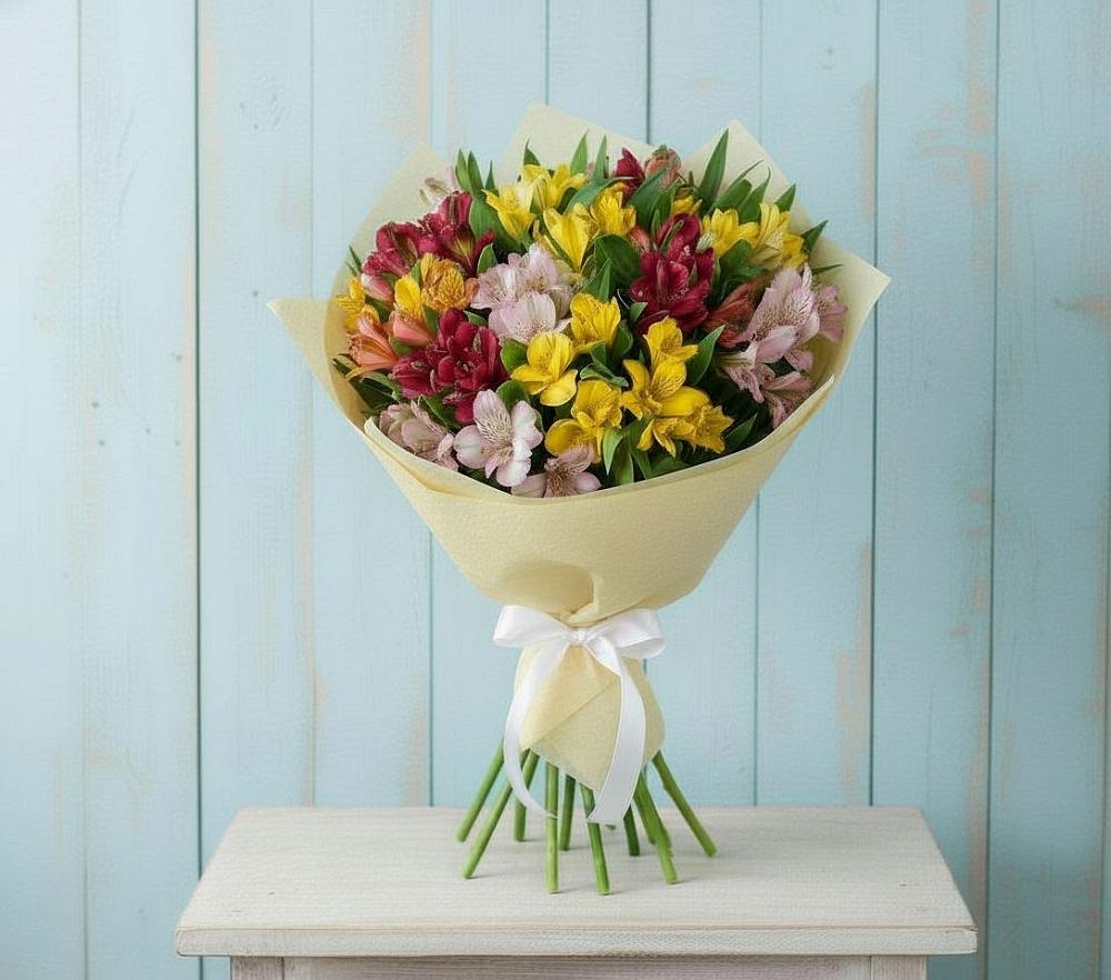 Букет цветов из: Альстромерии в Богородское