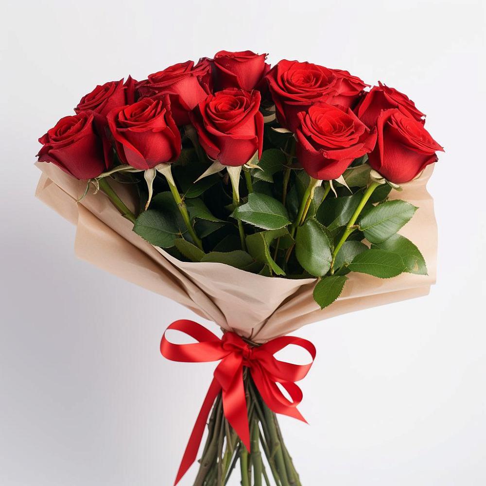 Букет 11 Красных роз Эдлесс Лав в Богородское