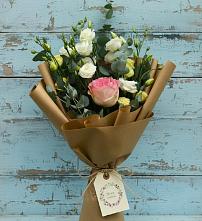 Букет цветов из:  Розы и Лизиантусы в Богородское