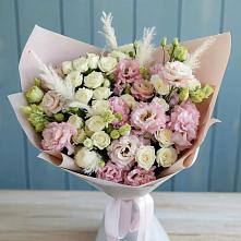 Букет цветов из:  Альстромерии и Розы в Богородское